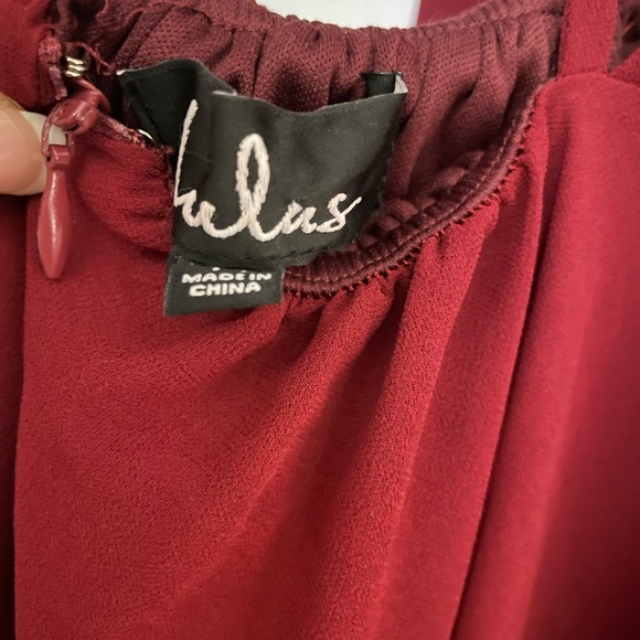 Lulus Like New Mythical Kind of Love Plum Maxi Dress M - Picture 7 of 9